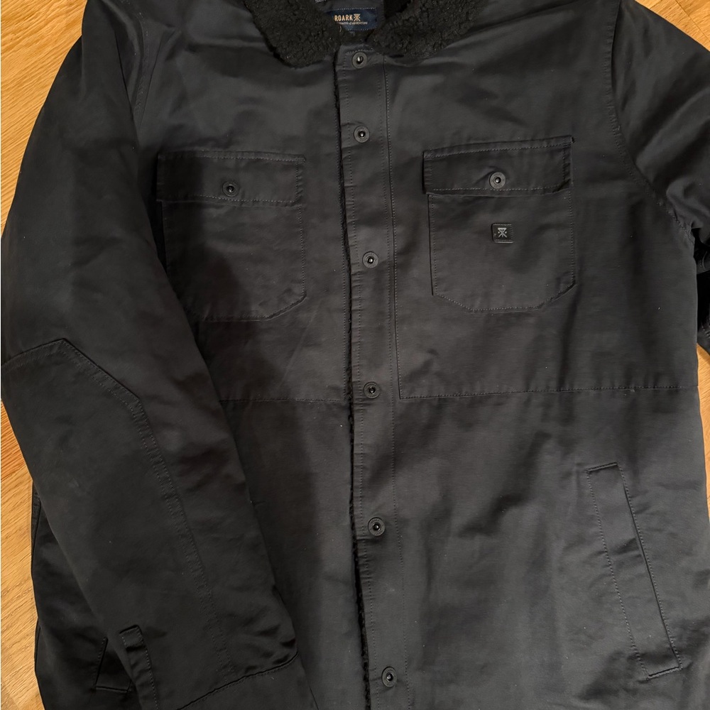 Roark Hebrides Black Shirt Jacket